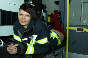 Feuerwehr-Shooting mit Jana bei der FF-Ohe