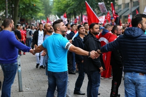 Demonstration türkischer Nationalisten