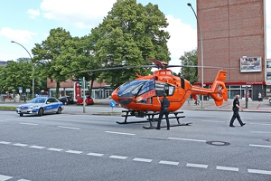Verkehrsunfall am Sander Damm in Lohbrügge